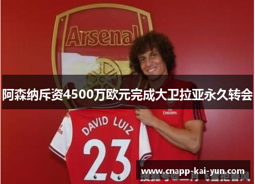 阿森纳斥资4500万欧元完成大卫拉亚永久转会